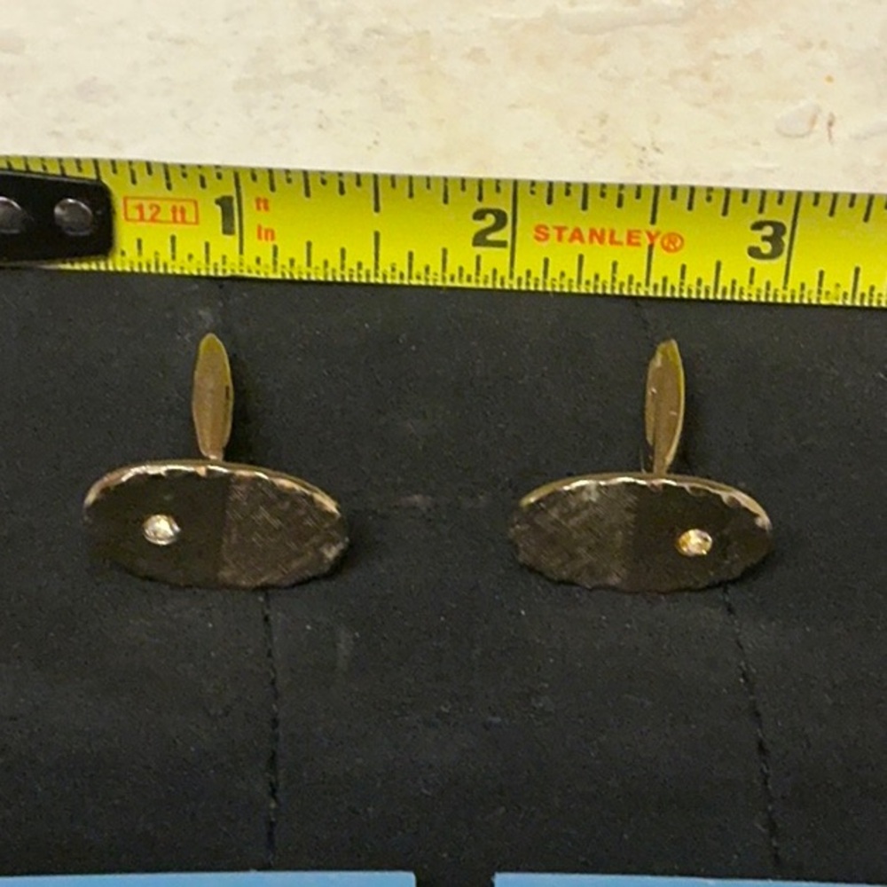Gold and Black Cufflinks